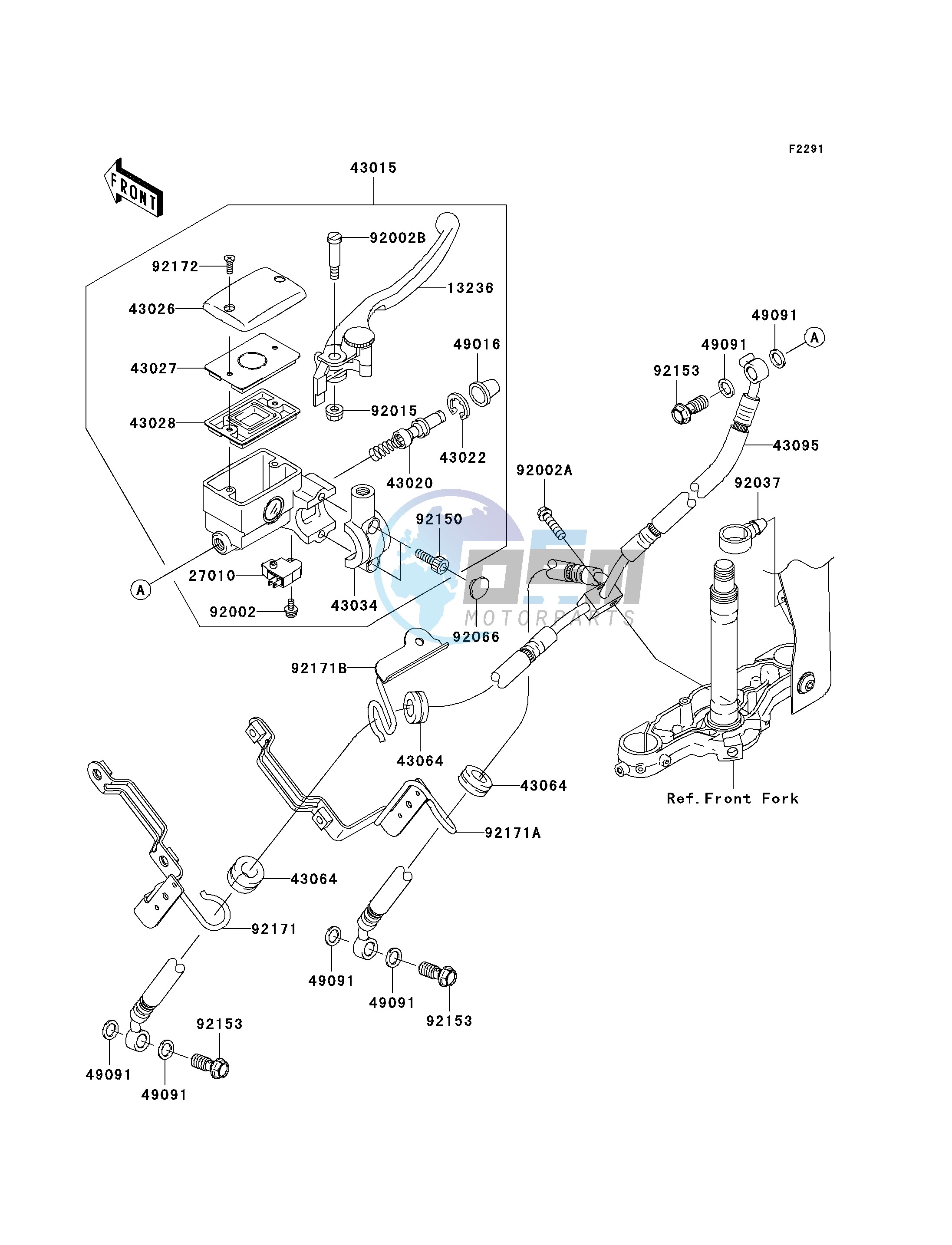 FRONT MASTER CYLINDER