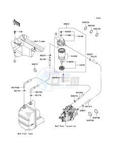 MULE 4010 DIESEL 4x4 KAF950F9F EU drawing Fuel Pump