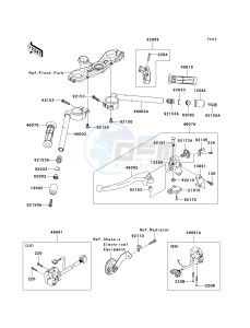 ZX 600 R [NINJA ZX-6R MONSTER ENERGY] (R9FA) R9F drawing HANDLEBAR