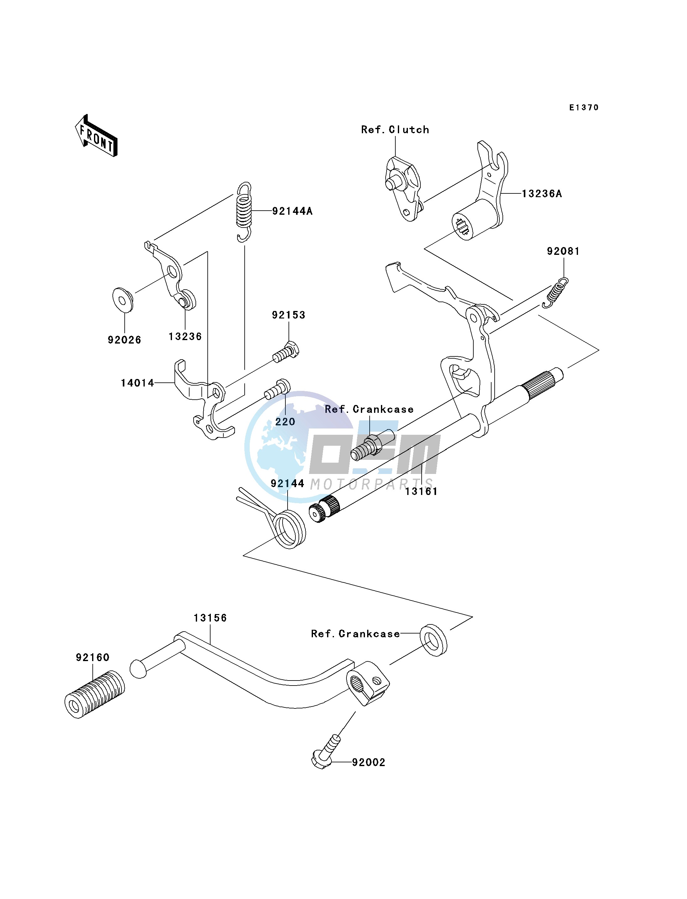 GEAR CHANGE MECHANISM