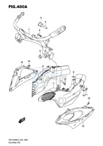 GSX-1300R ABS HAYABUSA EU drawing AIR INTAKE PIPE