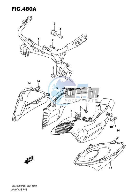 AIR INTAKE PIPE