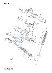 VZ800 (E2) MARAUDER drawing CAMSHAFT - VALVE