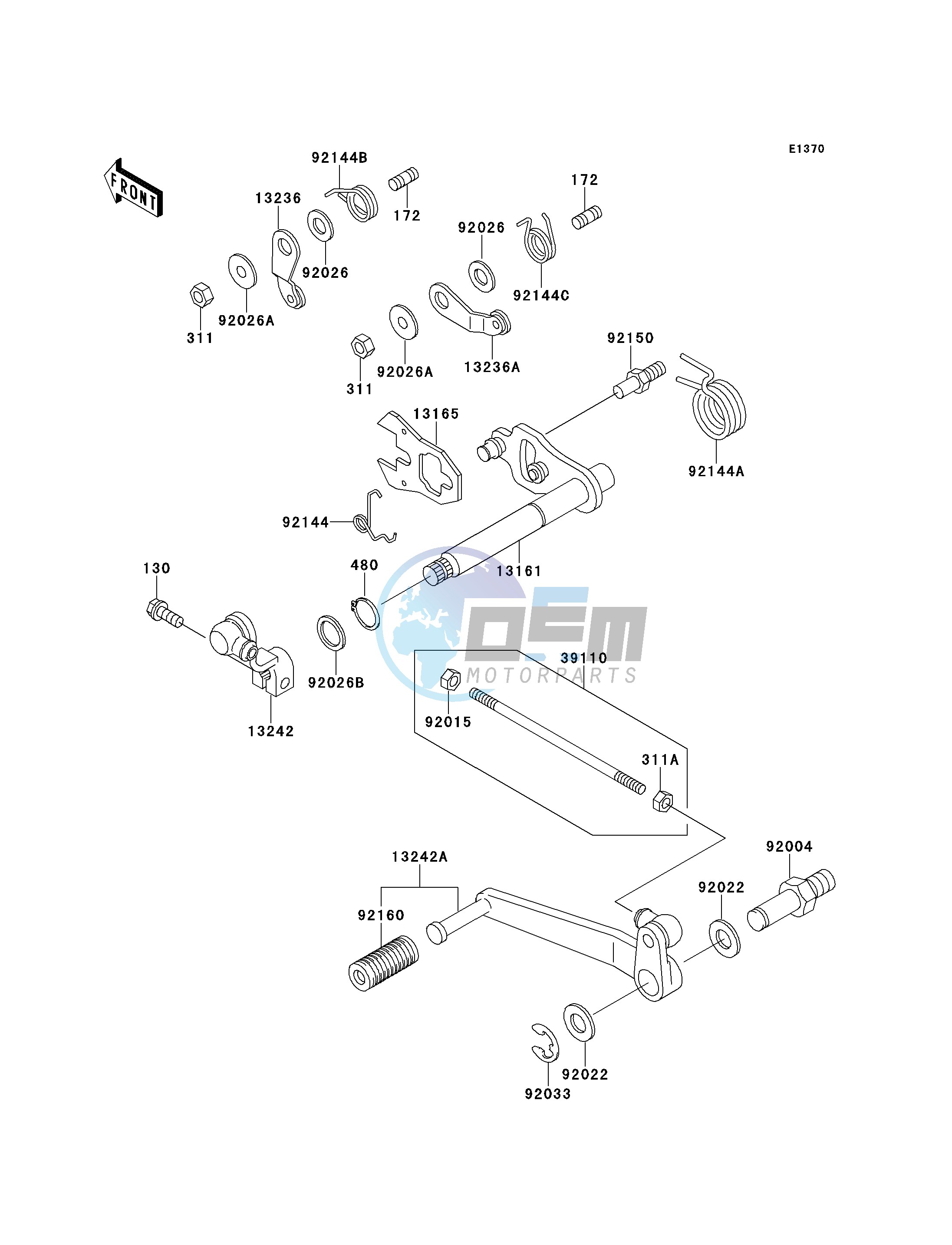 GEAR CHANGE MECHANISM