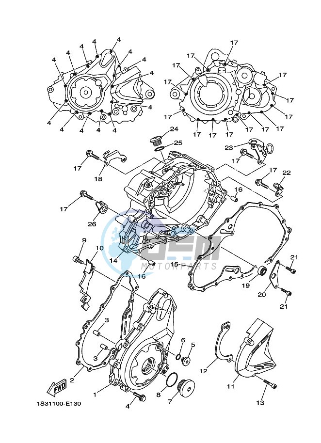 CRANKCASE COVER 1