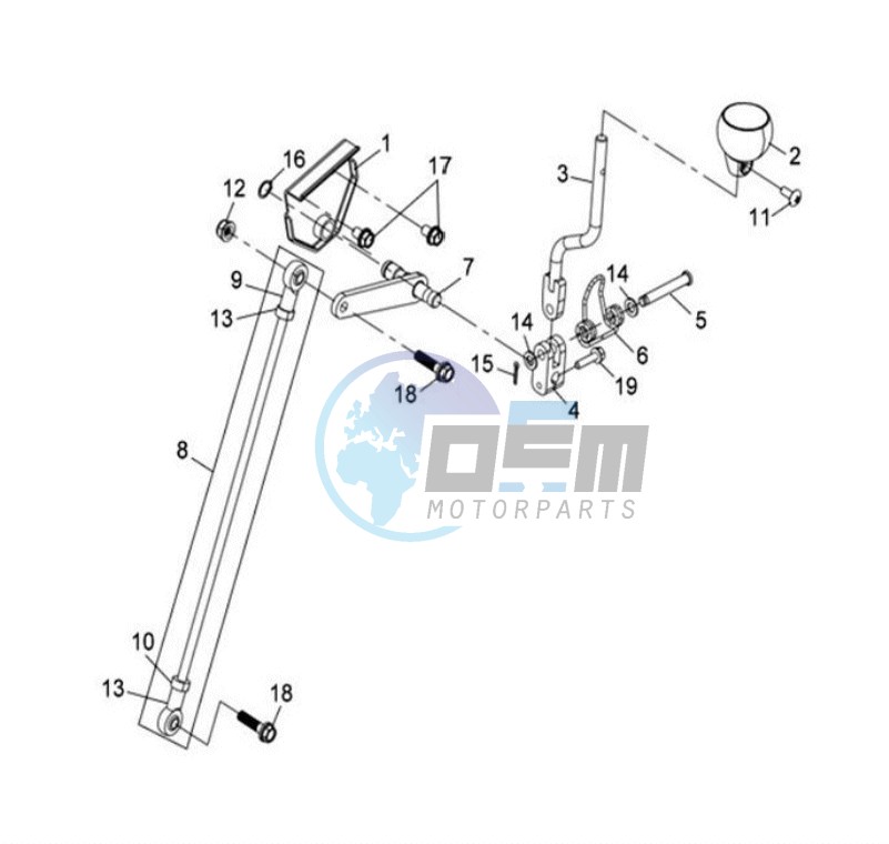 SHIFT ROD - SHIFT LEVER