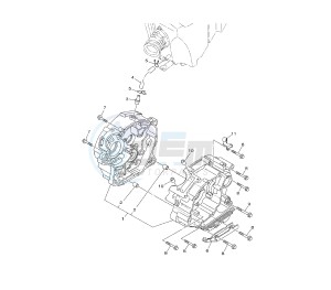 YBR 125 drawing CRANKCASE