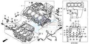 CB600F39 France - (F / CMF ST 25K) drawing CRANKCASE