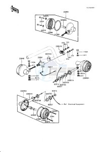 KZ 750 N [SPECTRE] (N1-N2) [SPECTRE] drawing TURN SIGNALS