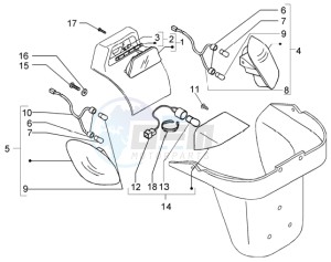 X9 200 Evolution 180 drawing Tail light