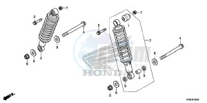 TRX500FA6H Europe Direct - (ED) drawing REAR CUSHION