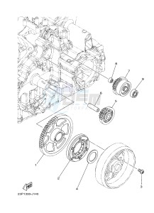 XT1200ZE SUPER TENERE ABS (2KB1 2KB2) drawing STARTER CLUTCH