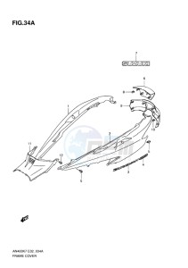 AN400 BURGMAN EU-UK drawing FRAME COVER