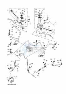 CZD300-A XMAX 300 (BMK1) drawing M. CYLINDER FOR DISK BRAKE