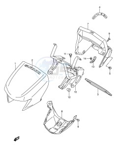 LT-A700X (E28-E33) drawing HANDLE COVER