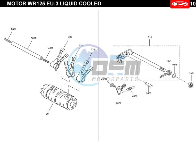 PRE-SELECTOR GEAR  EURO3