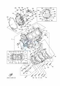 YXZ1000ETS YXZ10YESKL (B5H6) drawing CRANKCASE