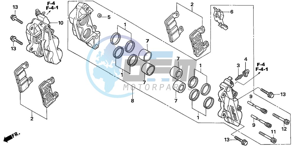 FRONT BRAKE CALIPER