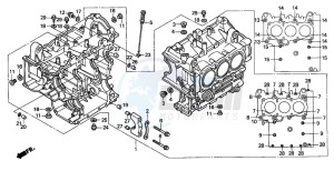 GL1500CT VALKYRIE drawing CYLINDER BLOCK