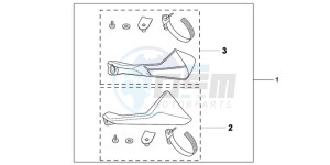 NC700SAD NC700S ABS 2ED - (2ED) drawing KIT  LEG DEFLECTOR