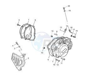 TZR 50 drawing CRANKCASE COVER