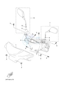 YN50 OVETTO (2APG) drawing COWLING 1