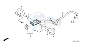 CBF1000T9 F / ABS CMF drawing AIR INJECTION CONTROL VALVE