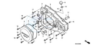 CRF250X9 Europe Direct - (ED / CMF) drawing R. CRANKCASE COVER