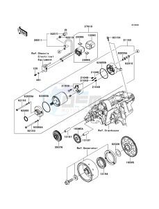 VERSYS KLE650CEF XX (EU ME A(FRICA) drawing Starter Motor