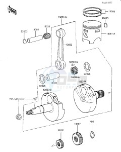 KX 80 L N [KX80] (L2-N3) [KX80] drawing CRANKSHAFT_PISTON-- S- -