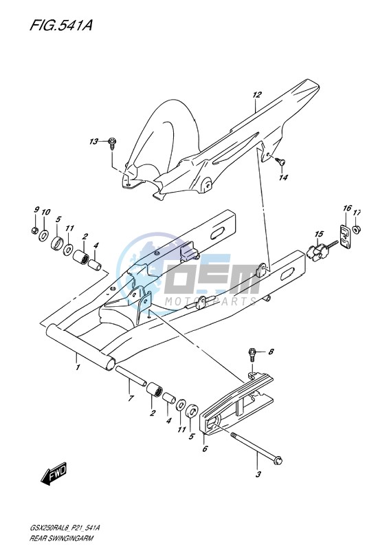 REAR SWINGINGARM