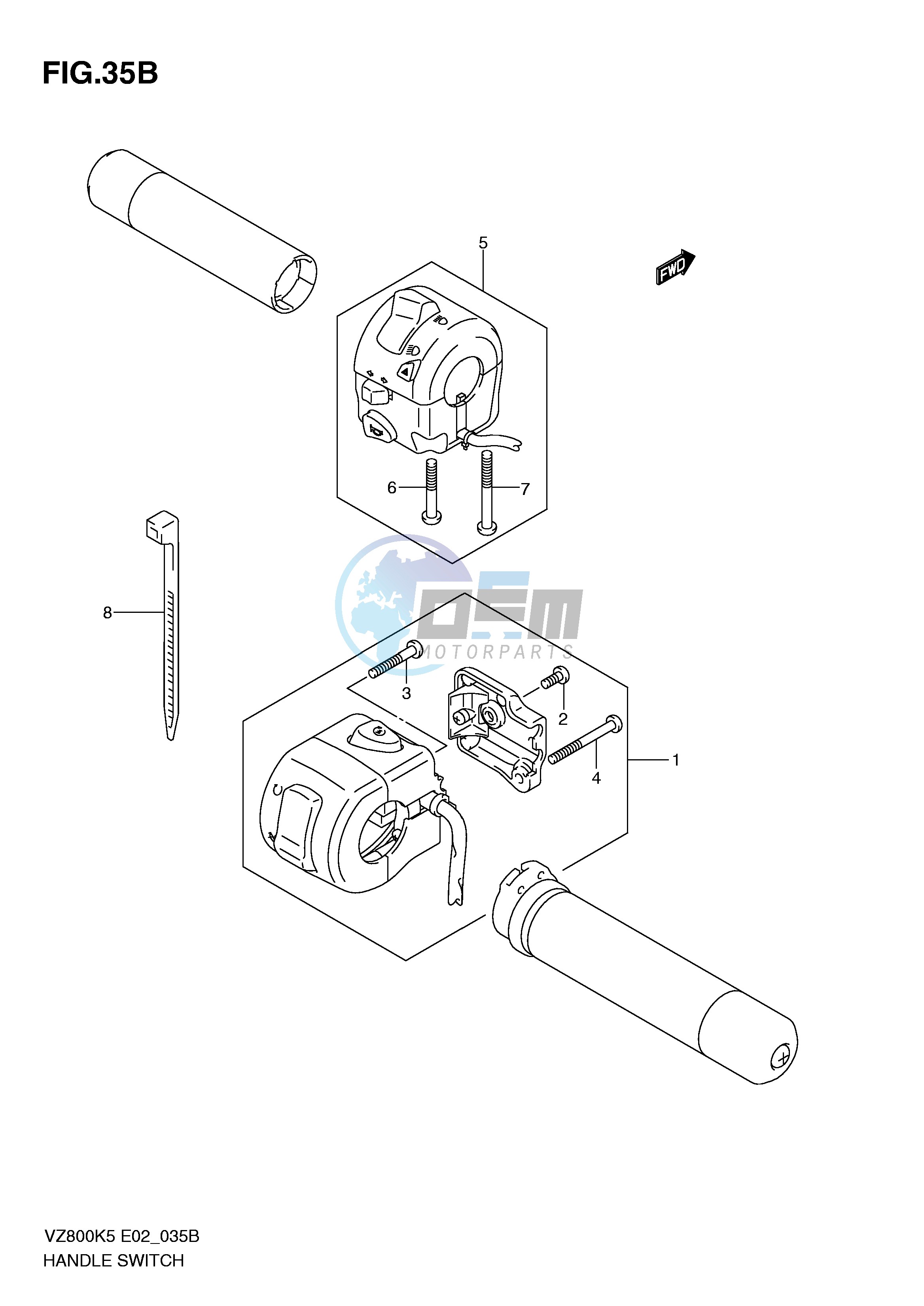 HANDLE SWITCH (MODEL K9)