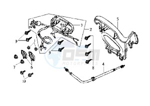 JOYRIDE EU2 - 200 cc drawing DASHBOARD UNIT