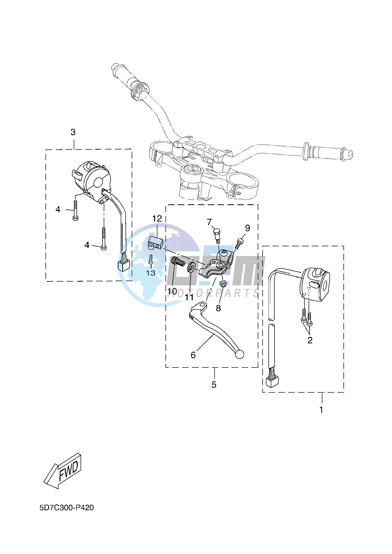 HANDLE SWITCH & LEVER