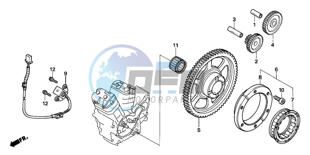 PULSE GENERATOR/ STARTING CLUTCH