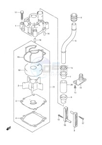 DF 140 drawing Water Pump