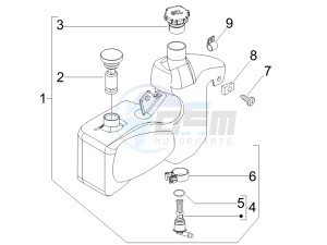 Fly 50 2t (25 kmh) (B-NL) drawing Oil tank