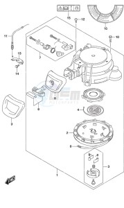 DF 9.9A drawing Recoil Starter