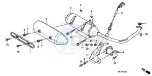 FES1259 France - (F / CMF) drawing EXHAUST MUFFLER