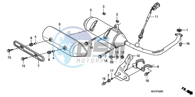 EXHAUST MUFFLER