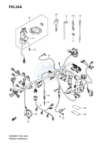 GSF650 (E2) Bandit drawing WIRING HARNESS (GSF650AK7 AK8 UAK7 UAK8)