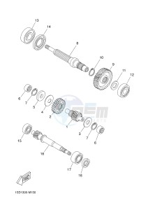 YP400RA X-MAX 400 ABS X-MAX (1SDC 1SDC 1SDC 1SDC) drawing TRANSMISSION