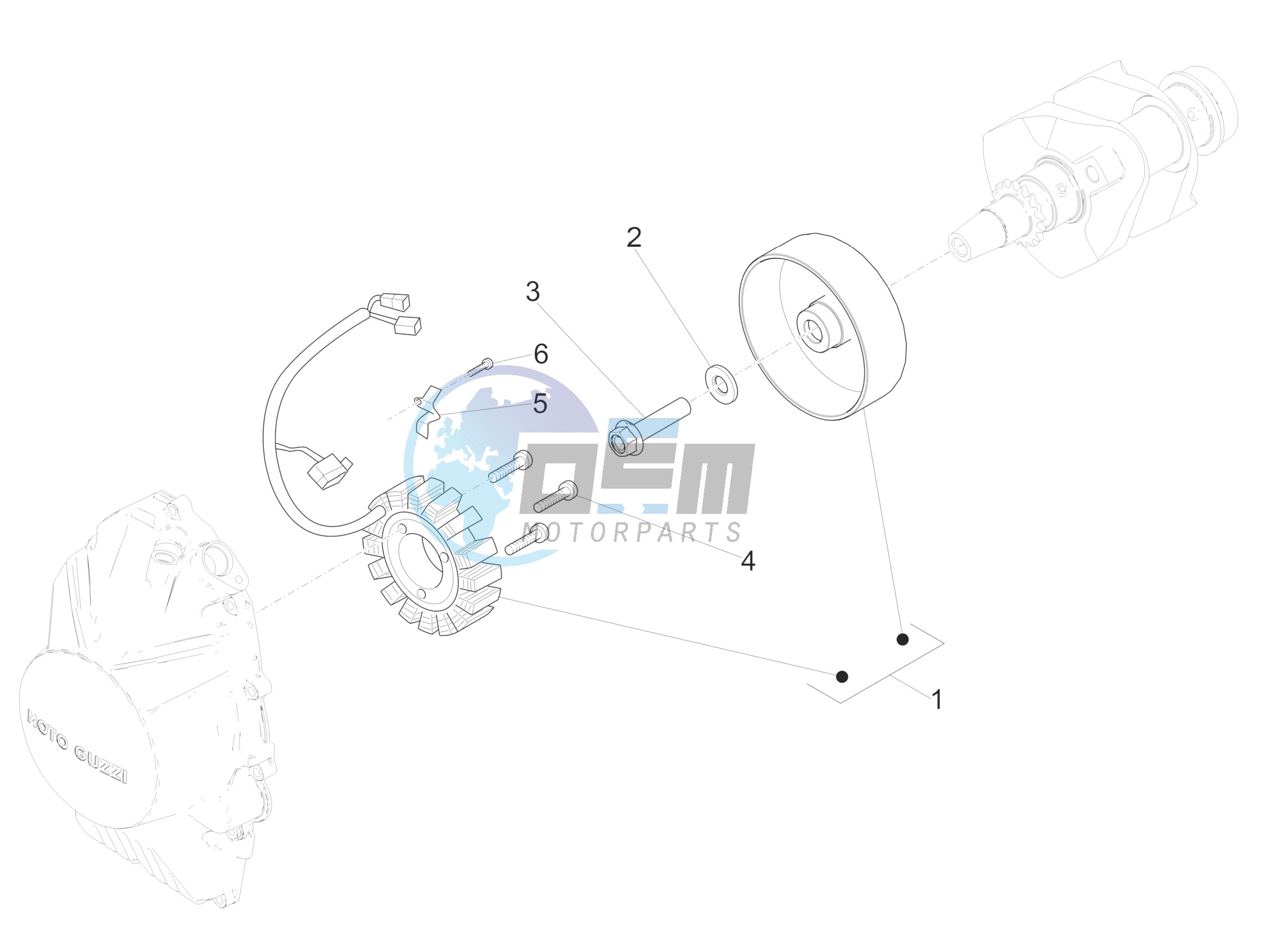 Cdi magneto assy / Ignition unit