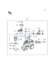 KLX125 KLX125CFF XX (EU ME A(FRICA) drawing Throttle