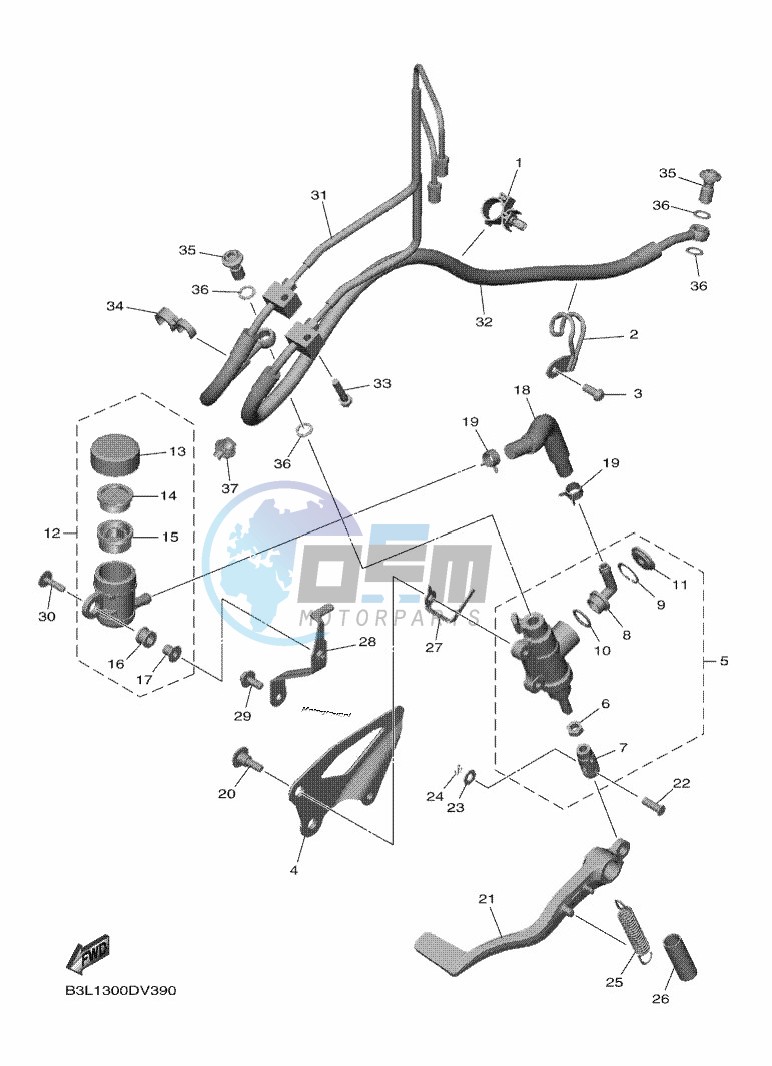 REAR MASTER CYLINDER