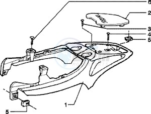 Skipper 150 4t drawing Luggage carrier