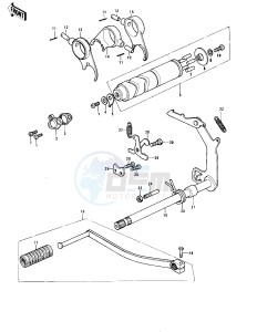 KE 175 B [KE175] (B1-B3) [KE175] drawing GEAR CHANGE MECHANISM