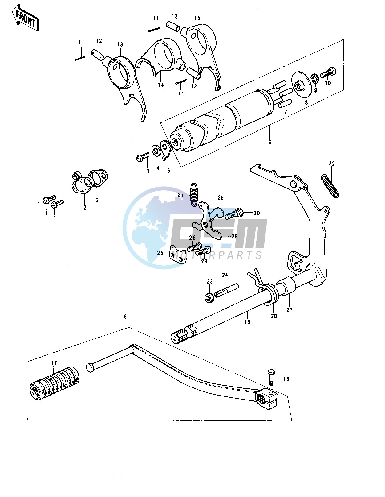 GEAR CHANGE MECHANISM