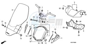 FES1259 Europe Direct - (ED / 2ED) drawing HANDLE PIPE/HANDLE COVER