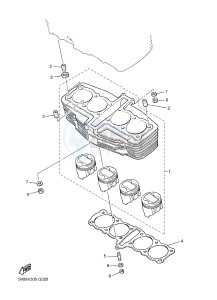 XJR1300 (5WMW) drawing CYLINDER